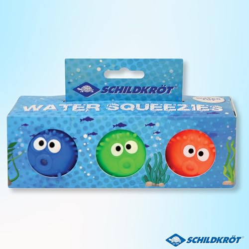 Schildkröt Water Squeezies 3er Set, Wasserbombeneffekt, für Kinder ab 3 Jahren, Ideal für Pool, Schwimmbad, Badewanne