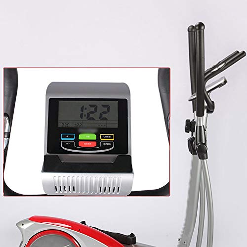 Image of Elliptical Machine Elliptical Cross Trainer Monitor and Quiet Trainer with LCD for Home Gym Fitness Workout Trainer for Men and Women