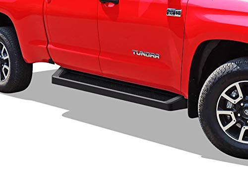 Estribos APS Premium 6in Negro para Toyota Tundra 07-21 miniatura 4