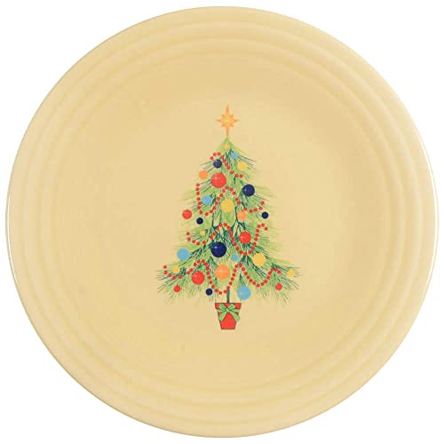 Fiesta 9-Inch Luncheon Plate, Christmas Tree Fiesta 9-Inch Luncheon Plate, Christmas Tree