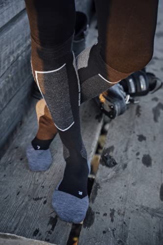 Image of FALKE Men's SK4 Advanced Ski Socks, Light Cushion, Quick Dry Merino Wool, 1 Pair