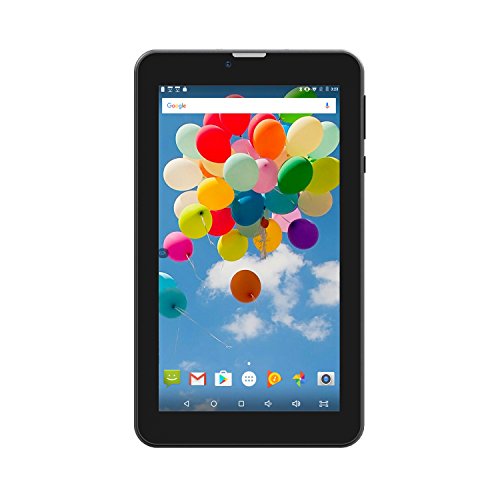 Hoozo Tablet 7 inch Android 6.0 Unlocked Dual Sim Card Slots, GSM WiFi Blutooth GPS Portable Phablet Quad-core 2G/3G Phone Pad, Black