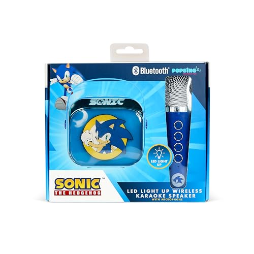 Mini haut-parleur de karaoké Sonic avec microphone Bluetooth et LED - 4