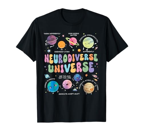 Neurodiverse Universe Autism Awareness Understand Accept T-Shirt