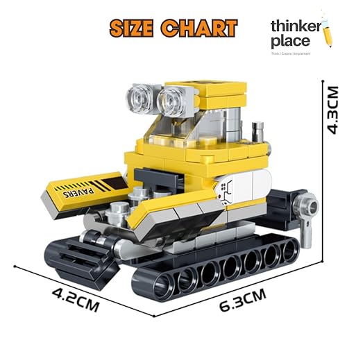 Image of STEM Construction Vehicle Building Blocks Set (86 Pcs) | DIY Paver Toy for Kids 7+ Years (Boys & Girls) | Educational Engineering Toy | Creativity & Problem Solving