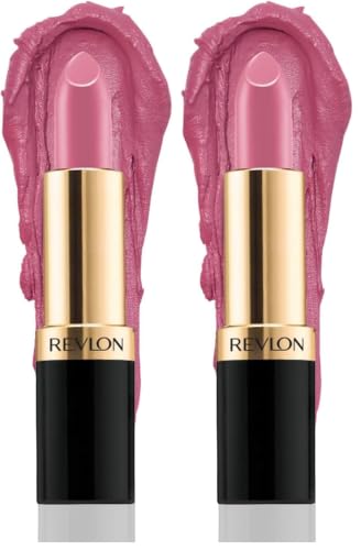 Image of REVLON Super Lustrous Matte Lipstick, 80% Conditioning Ingredients, intance color, Waterproof, Long-Lasting, 100% Vegan Lipstick, Audacious Mauve (409), 4.25 gm (Pack of 2)