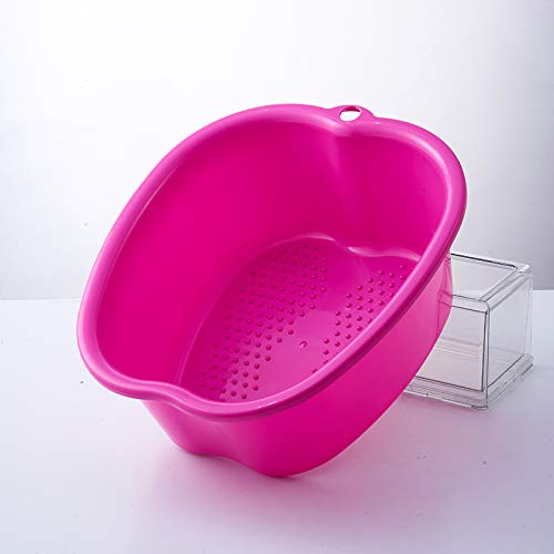 Foot Soaking Bath Basin, Large Plastic Foot Soaking Tub, Foot Massage Sturdy Durable Foot Tub, Getting The Dead/Old Skin Off Your Feet, Pedicure And Massager Tub For At Home Spa #TOP26