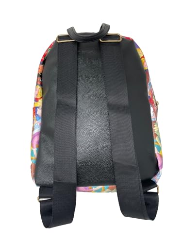 Disney Princess All Over print 10" Mini Deluxe PU Backpack with 1 Front pocket3