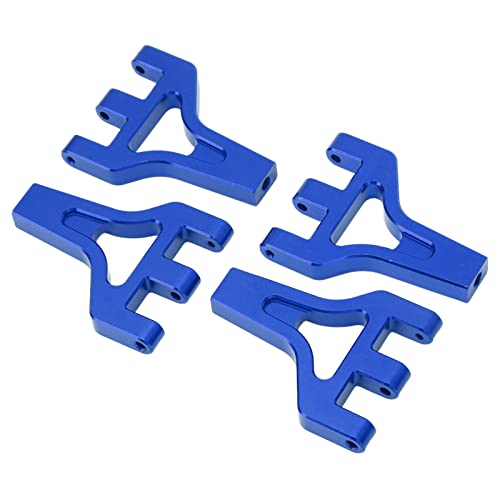 Image of RC Front Rear Upper Swing Arms 4Pcs, Aluminum Alloy Swing Arm Replacement Compatible with 1 /6 Shredder REDCAT RC Car Sportinggoods Model Car Accessories(Dark Blue)