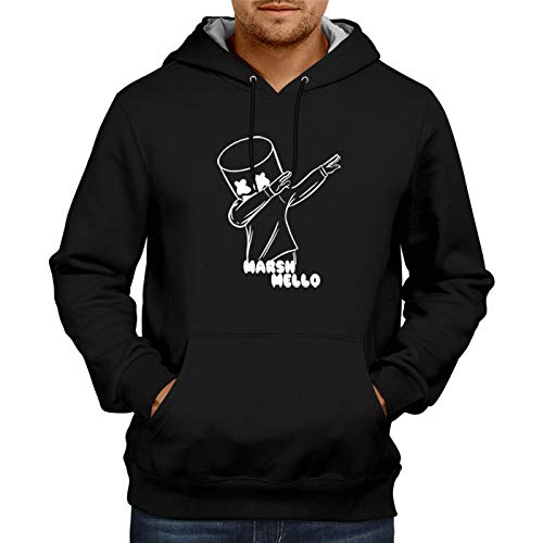 Image of Casual,Stylish Wedding Dab Marshmello Full Sleeve Huddies for Mens