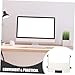 Gogogmee 1set Computer Keyboard Tray Under Desk Keyboard Holder Rollers Multi-Purpose Storage Ergonomic Easy to Install