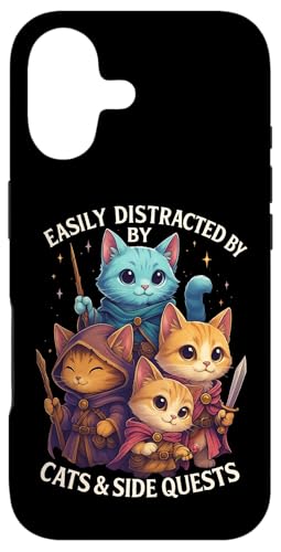 Cats Side Quest Disturted  ʔ ȃ[A X}zP[X iPhone 17 p