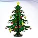 Mini Christmas Tree Wooden Christmas Tree Desktop Decoration for Xmas Home Decor - Green