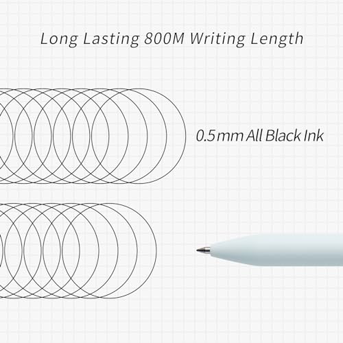 Image of KaCo FIRST Gel Pens, Cute Stationery, 4 Pieces with Extra 8 Black Refills (2 Star & 2 Heart)