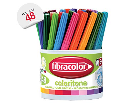 Fibracolor Coloritone Dose 48 Filzstifte extra abwaschbar