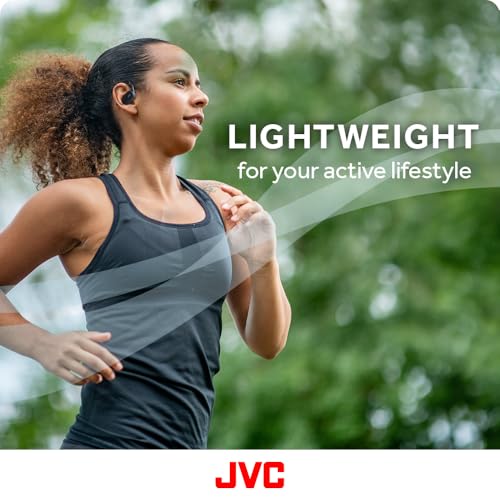 Image of JVC nearphones Open Ear True Wireless Headphones with Pivot Motion Mecanism, 16mm Large Drivers Sound, Single Ear use, BT 5.4, Long Battery Life (up to 26 Hours) - HANP40TB (Black)