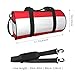Austrian Flag Travel Duffel Bag Shoes Compartment Foldable Lightweight Yoga Gym Sports Bag