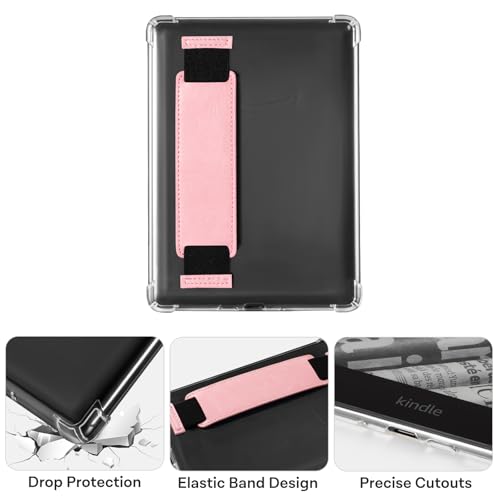 Image of iDLEHANDS 7 inch Clear Case,not for iPad(A260722) | Ultra Slim Lightweight Soft Transparent TPU Cover, Built-in Hand Strap