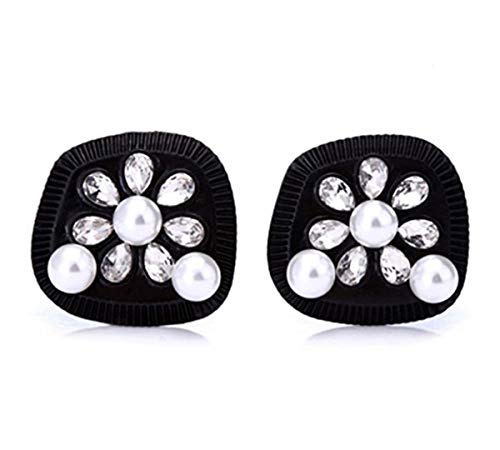 Women’s Black Pearl Statement Earrings Inspired By Breakfast At Tiffany’s #TOP2