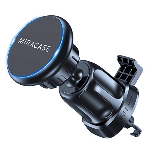 Miracase Support de téléphone de Voiture, Support magnétique Universel pour téléphone Portable, Clip d'aération et kit Mains Libres à Aimant Puissant...