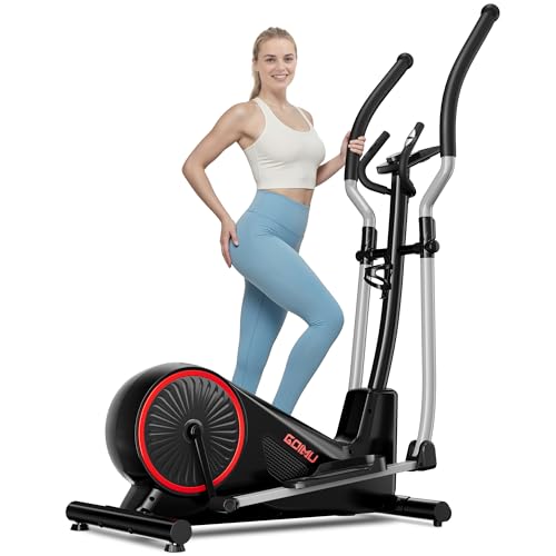 GOIMU Elliptical Machine, Elliptical Exercise Machine for Home with Hyper-Quiet Magnetic Driving...