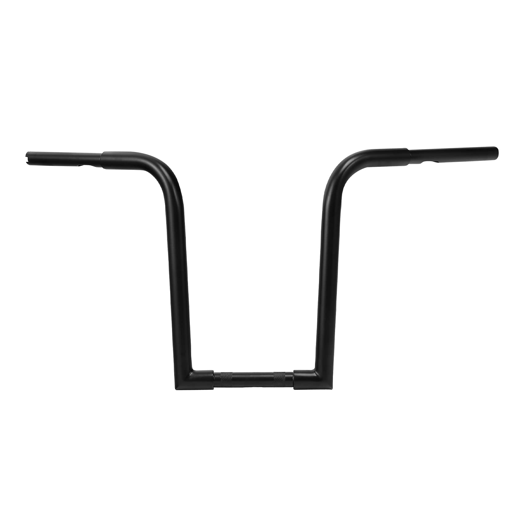 XFMT 1-1/4" Fat Rise Ape Hanger Bar Handlebar Compatible with Harley (Type 3, Black)
