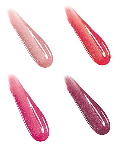 kiki LIP GLOSS SET OF 4 MUST HAVE SHIMMERING COLORS MADE IN U.S.A.