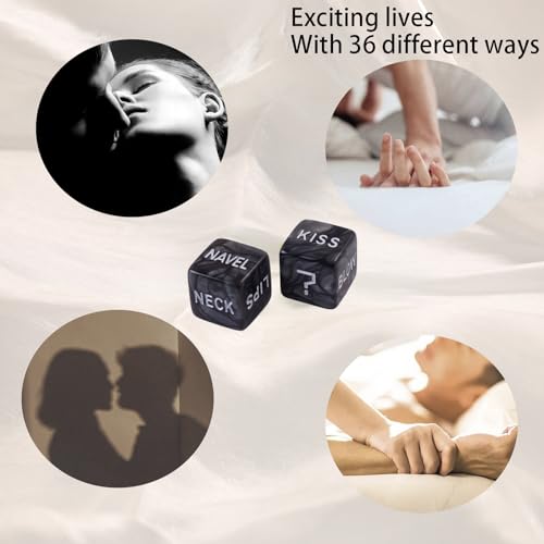 image for Gvhntk Romantic Naughty Dice Set for Adults Couple Funny Dice Couples 