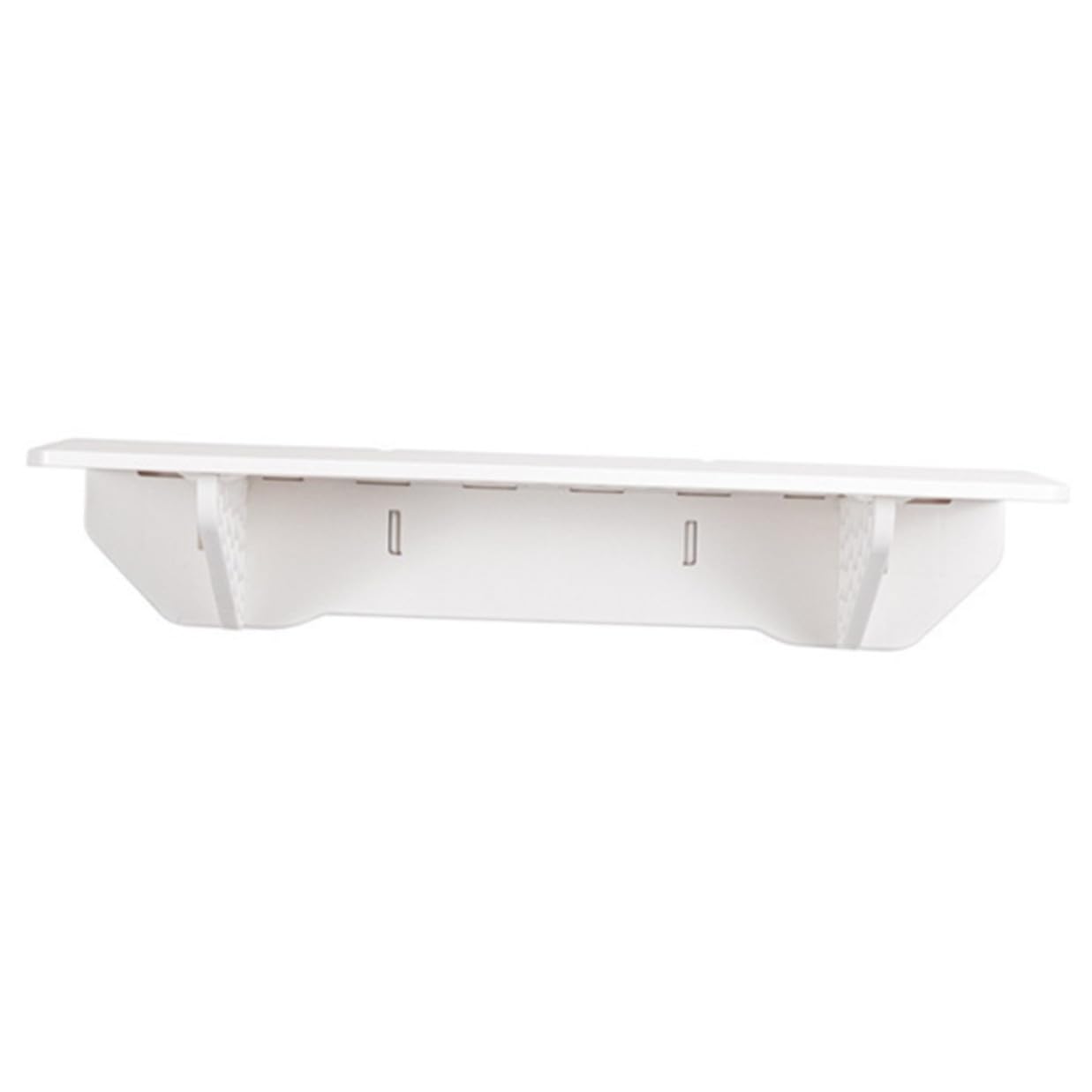 Étagère murale pliable pour libérer l'espace des toilettes