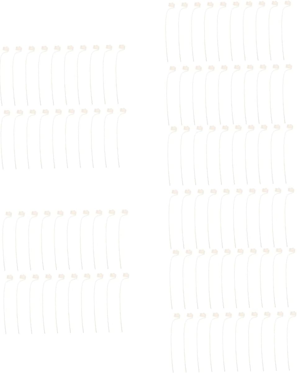 MAGICLULU 100pcs Replaceable Diffuser Sticks Curved Rattan Reeds for Home Fragrance Suitable for Spa Meditation and Bathroom Decor