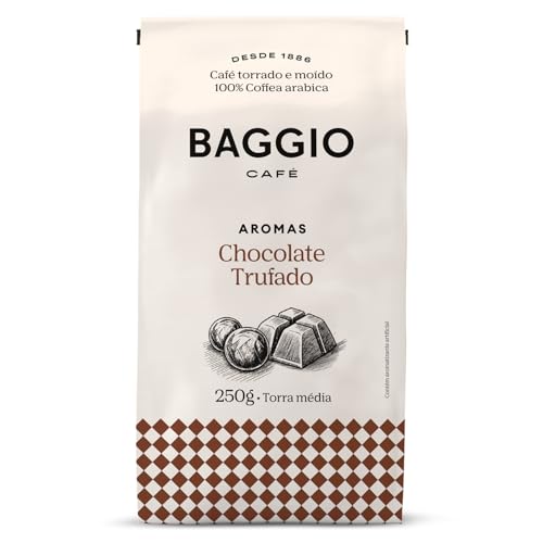 Baggio Café Café Torrado e Moído Aroma de Chocolate Trufado 250g