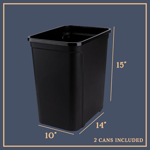 Contenedor doble para basura extraíble bajo mueble 14 gal miniatura 7