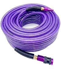 Polyurethane(PU) 1/4-Inch Reinforced,Air Hose with 1/4” Swivel Industrial Quick Coupler and Plug,Bend photo 12