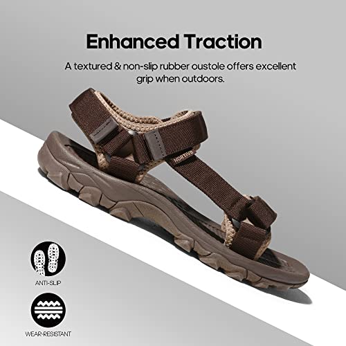 Image of NORTIV 8 Men's Sandals Hiking Sports Lightweight