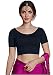 crazy bachat Chemisier extensible, design indien, prêt à l'emploi, pour femmes, pour Sari crop top, bleu marine, taille unique