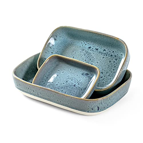 UNICASA Porzellan Backform, Speiseteller Porzellan und Auflaufform Keramik,...