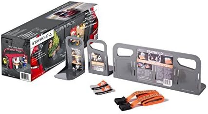 Stayhold Cargo & Trunk Organizer for Auto, SUV, Minivan & Boats, Super Pack, Gray by Stayhold