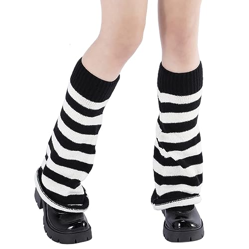 Image of Komorebi Leg Warmers Y2K Kawaii Leg Warmers for Girl Women Cute Knitted Socks Y2K Harajuku Goth Accessories