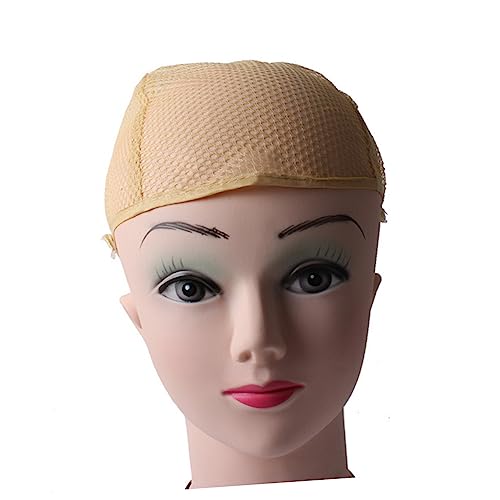 FRCOLOR Unisex Breathable Mesh Wig Cap Ventilating Hair Net Cap for Women Men Soft Stretchy Comfortable