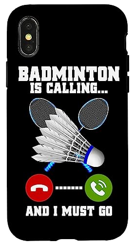 �o�h�~���g�����Ă�ł���A���͍s���Ȃ���΂Ȃ�Ȃ����P�b�g�o�h�~���g���I��Badminton �X�}�z�P�[�X iPhone X/XS �p