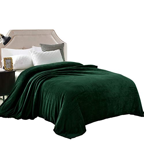 Exclusivo Mezcla Luxury King Size Flannel Velvet Plush Solid Bed Blanket as Bedspread/Coverlet/Bed Cover (90