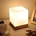 Produktbild icase4u® Moderne Einfachheit Holz Nachttischlampen Table Lamp Tischlampe Decorative Lamp Schreibtischlampe (A)
