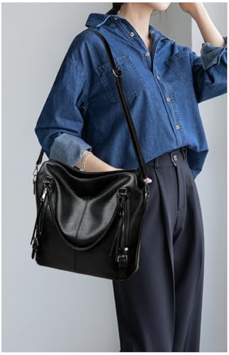 Image of 2E-youth Purses for Women Large Tote Women's Handbag Set Faux Leather Hobo Crossbody Bag 4pcs