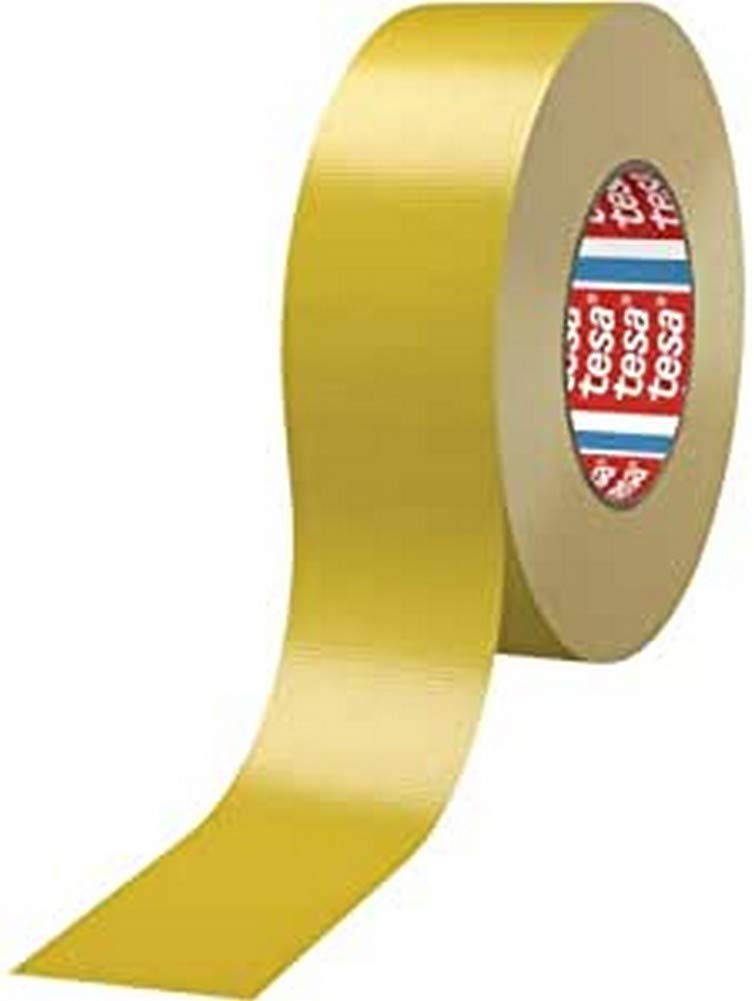 Tesa 04688-00045 Gewebeband Extrudiertes PE-Gewebe Gelb 0.26mm x 50 x 25