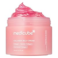 medicube Collagen Jelly Cream- Niacinamide & Freeze-Dried Hydrolyzed Collagen-Boosts skin barrier hydration & gives 24h Glow & Firmer looking skin | No artificial color, Korean skincare (3.71 fl.oz.)
