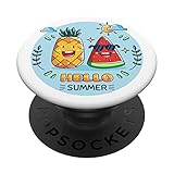 Photo Gallery hello summer - sweet summer time - ananas divertente popsockets popgrip intercambiabile Photo Gallery hello summer - sweet summer time - ananas divertente popsockets popgrip intercambiabile