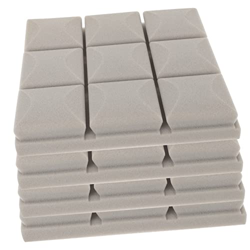 BESPORTBLE 4Pcs Paneles Acústicos de Espuma para Aislamiento Acústico Material Ignífugo para Estudios en Casa Oficinas y Teatros Cancelación de Ruido miniatura 1