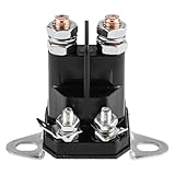 NexRen Magnetschalter für Rasentraktoren, 12 V, 4 Anschlüsse, 4-poliger elektrischer Schalter für Rasentraktoren einschließlich Twin Cut, Herkules und Sabo kompatible Modelle