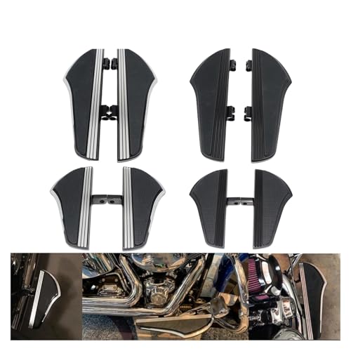 Support repose-pieds moto en alliage lourd pour Softail FLST et Touring - 2