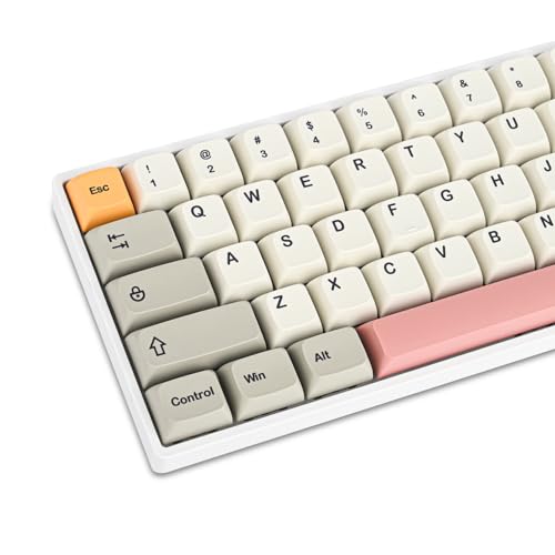 XDA プロファイル PBT キーキャップ 133 個入り 厚手ダイサブリメーション US レイアウト 60%/65%/75%/80%/100% MX スイッチ機械キーボード対応 (XDA-9009)